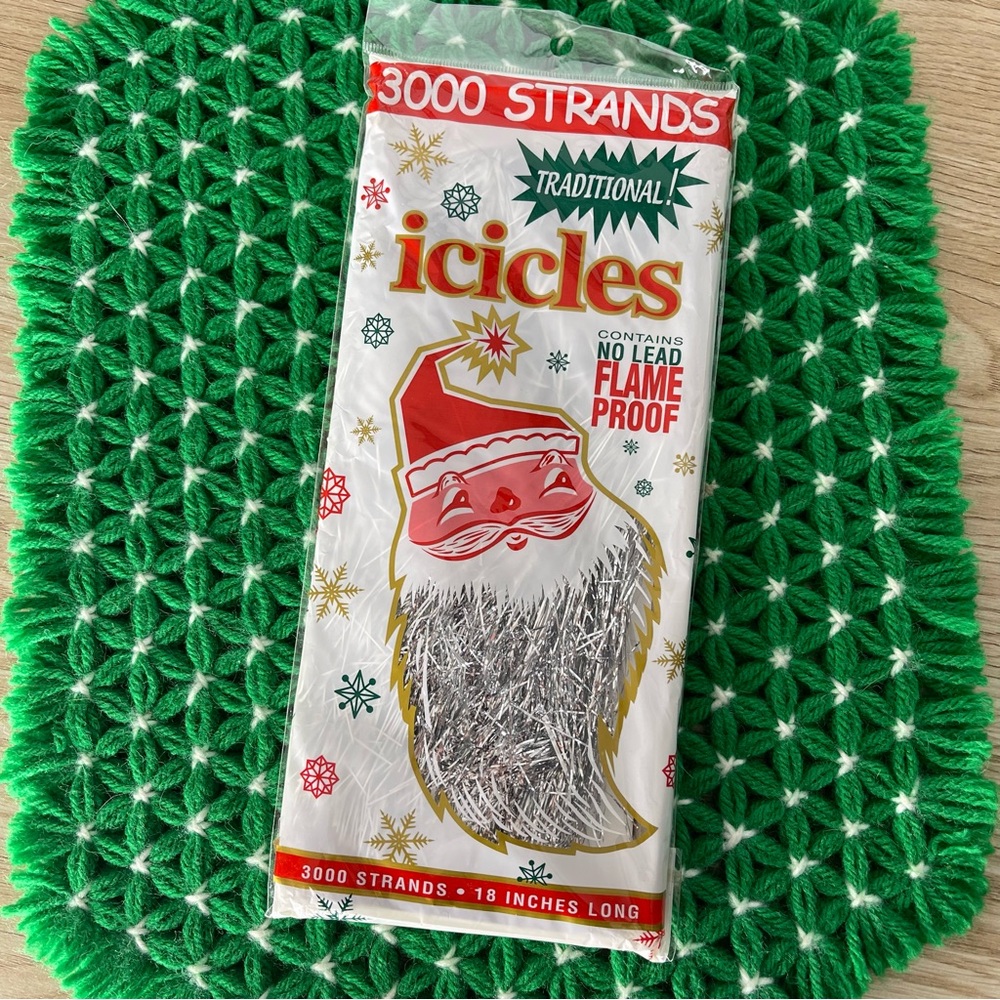 Vintage Christmas Icicles Brand new in packaging
